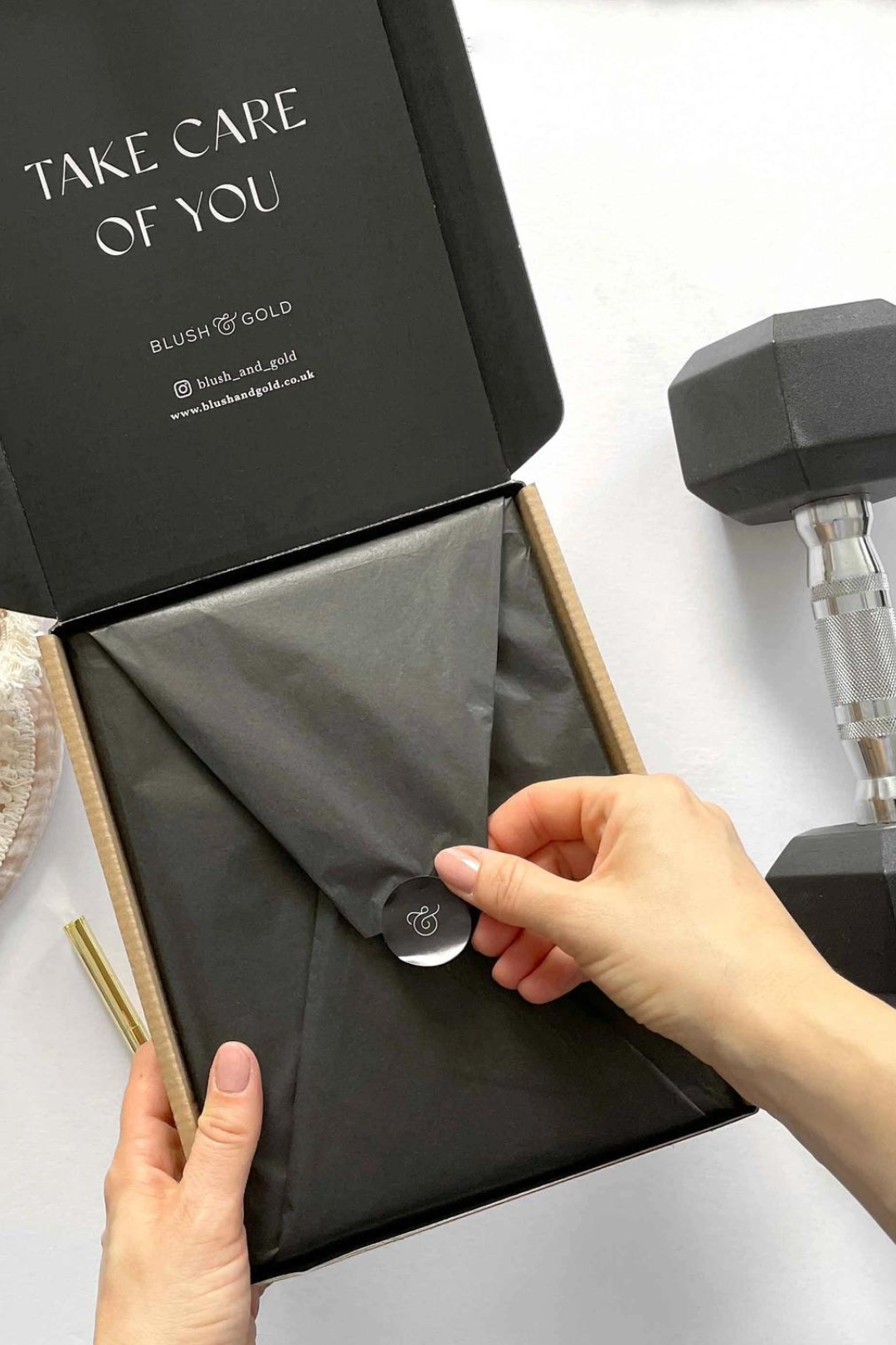 Stay on top of your fitness goals with this comprehensive planner. Track your workouts, plan your meals, and monitor your progress all in one convenient place. This Planner is from Blush and Gold and sold at Blackbird Designs.