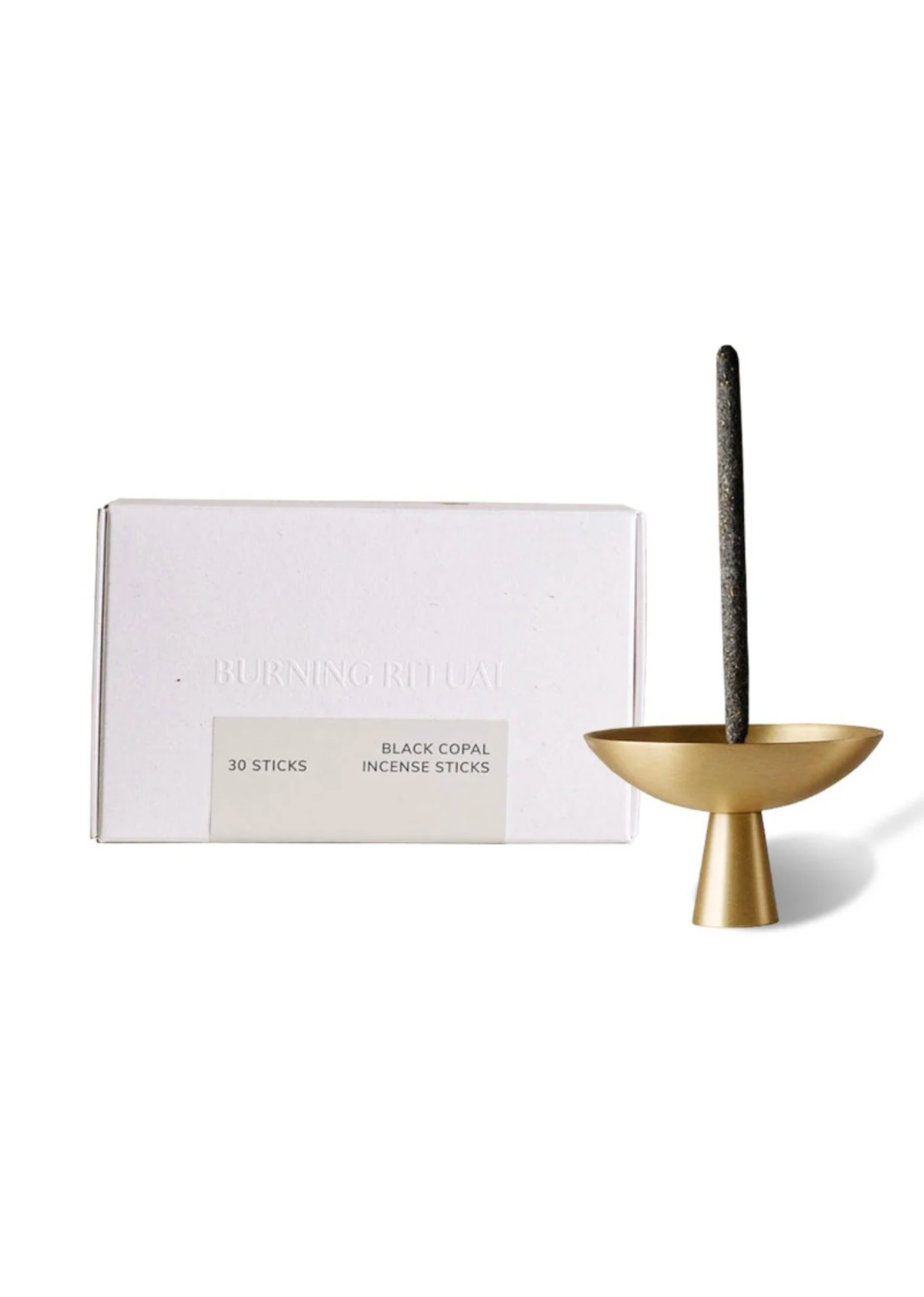 Black Copal mini hand-rolled incense sticks set of 30 for meditation and cleansing from Blackbird Designs.