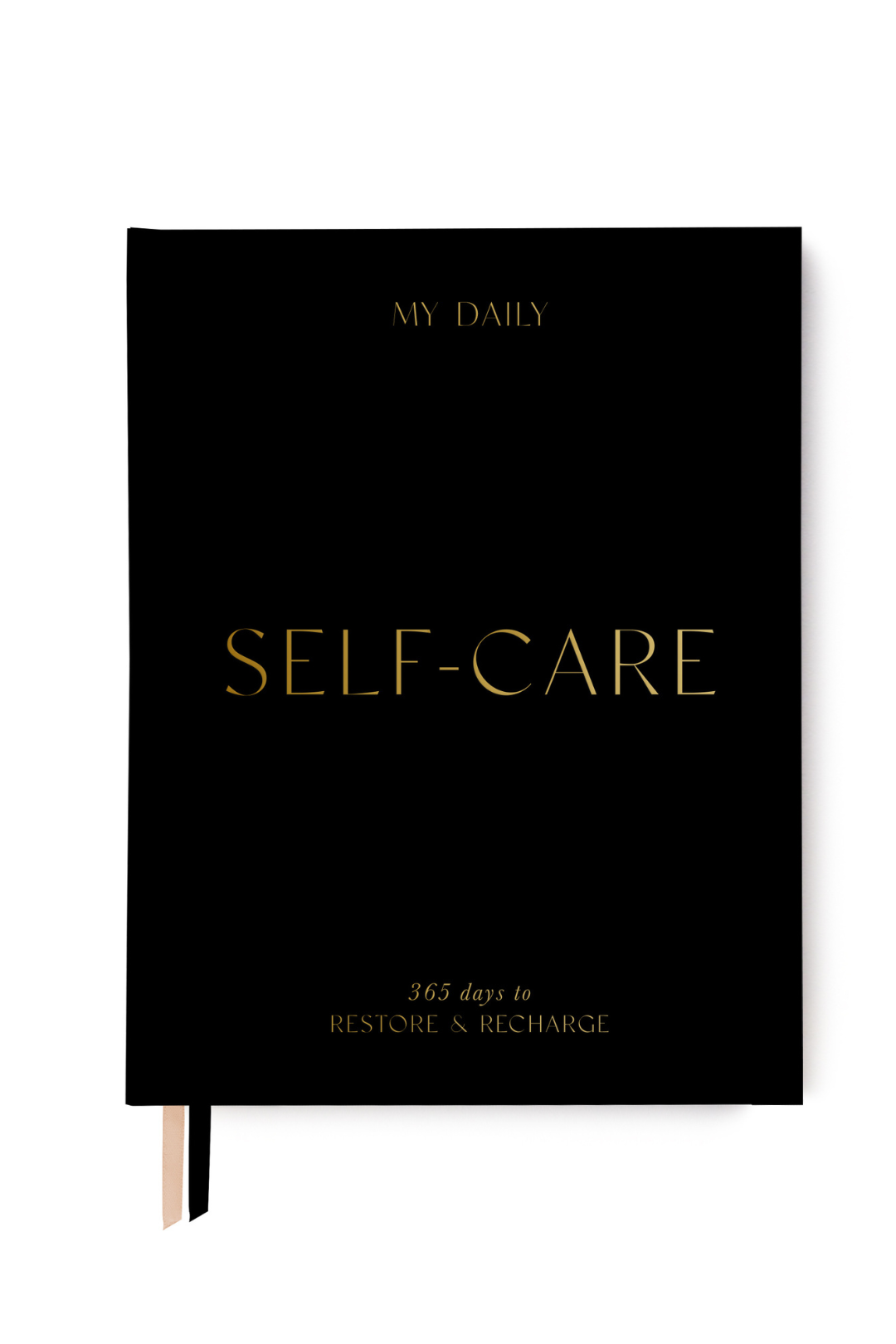 Self-care reflection journal featuring prompts for daily reflection and self-awareness, helping you nurture well-being and personal growth. This journal is sold at Blackbird Designs and made by Blush and Gold Journals.