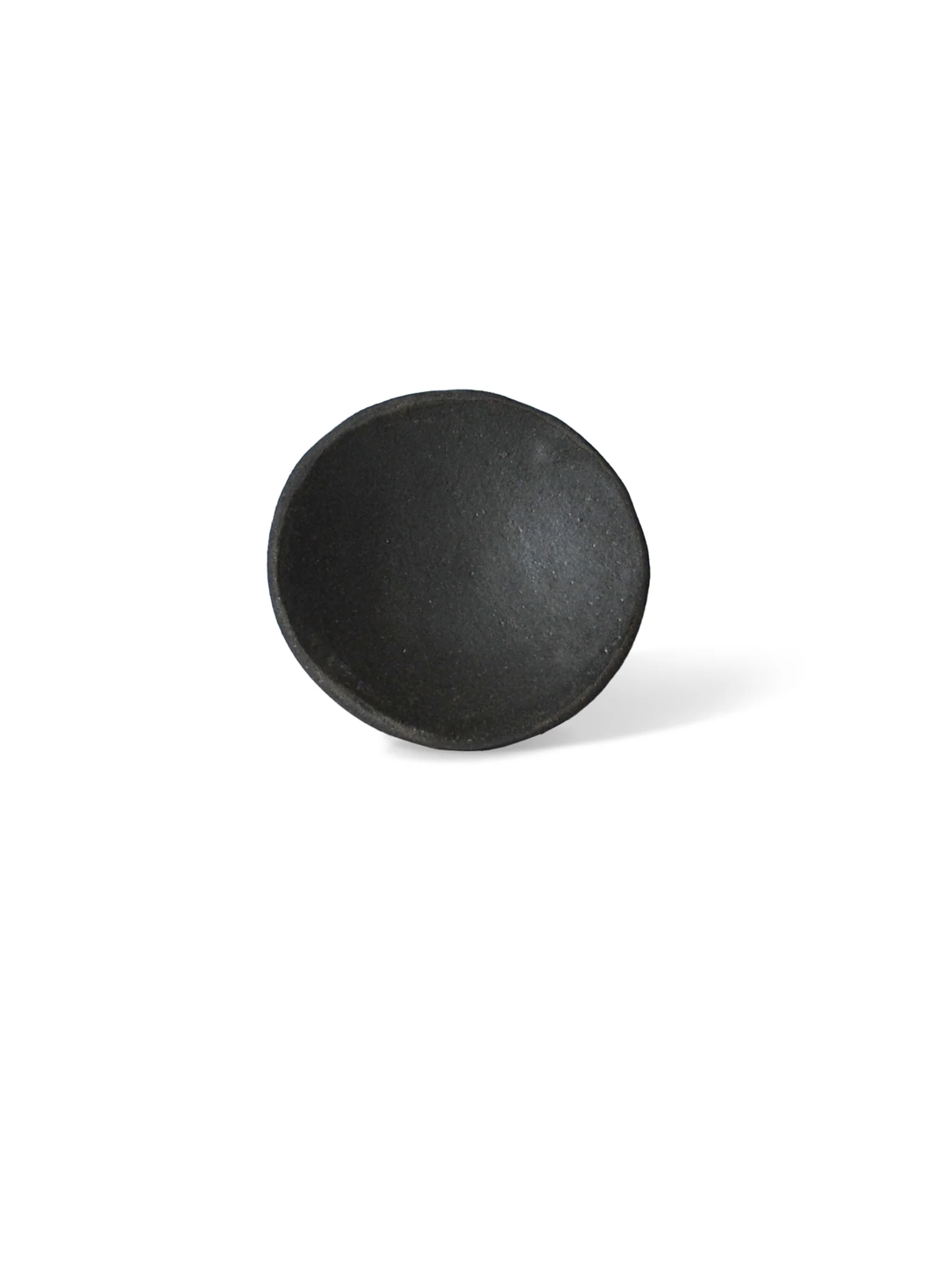 Black Raw Clay Incense Plate