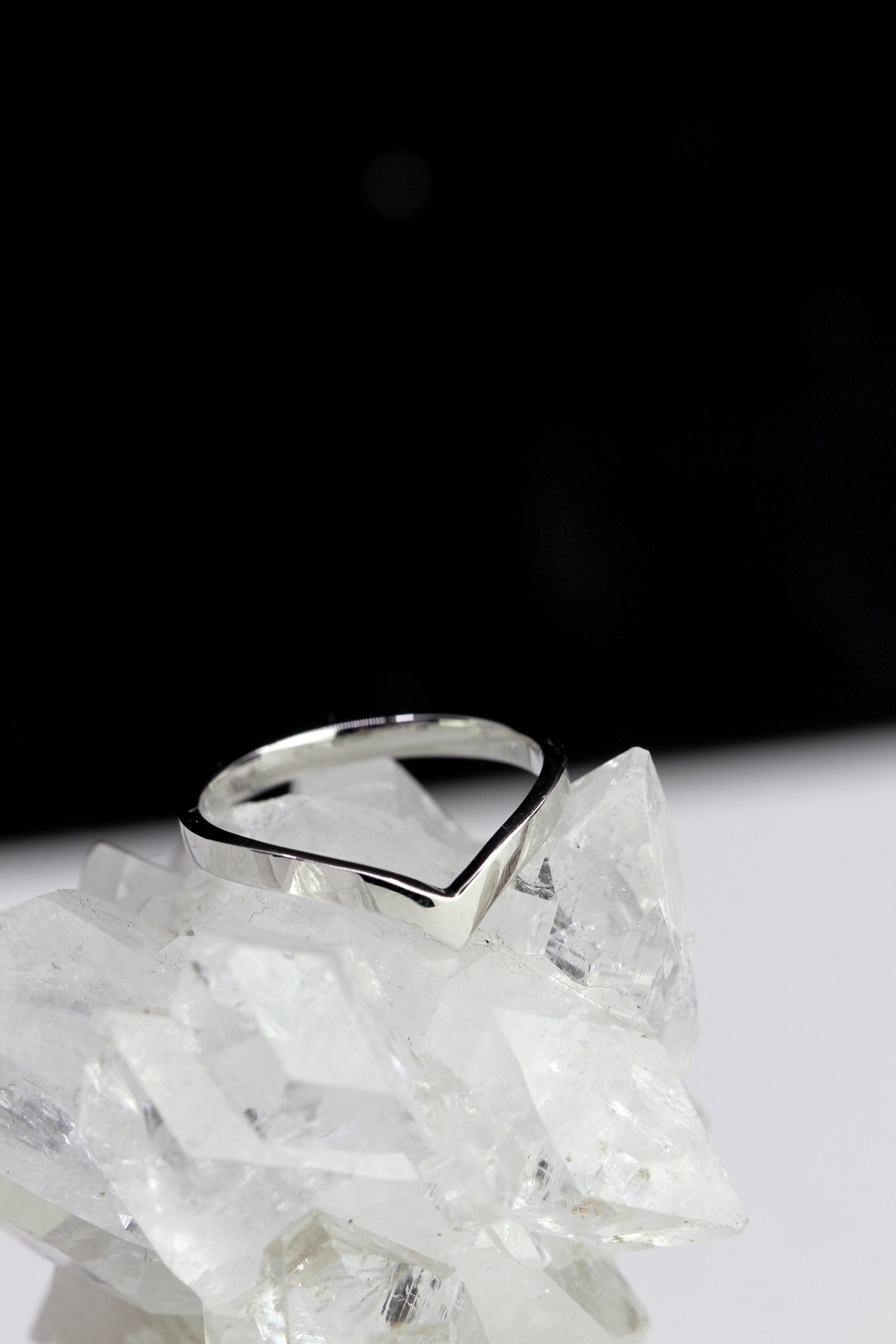 Chevron Wishbone Ring