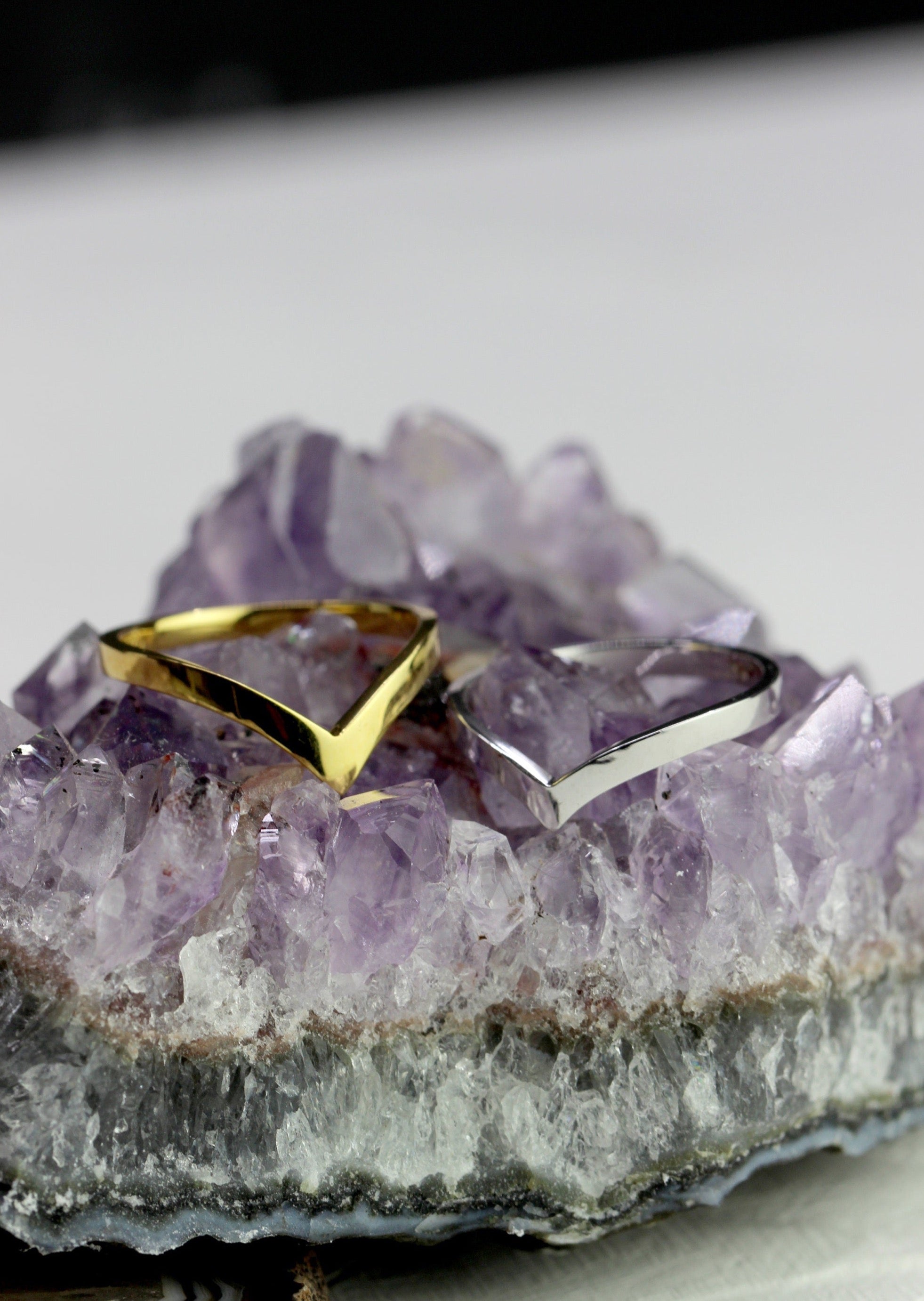 Chevron Wishbone Ring