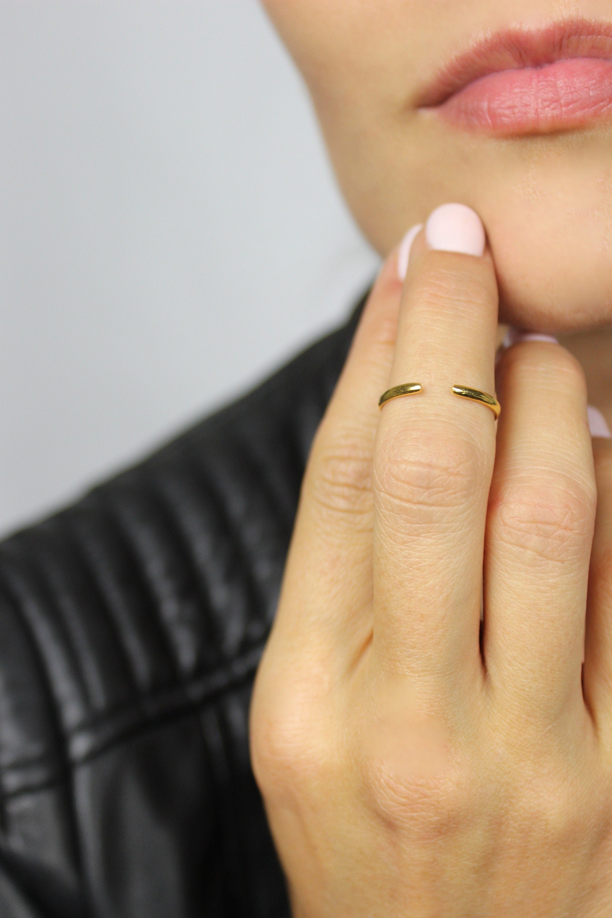 Adjustable Stacking Band Ring
